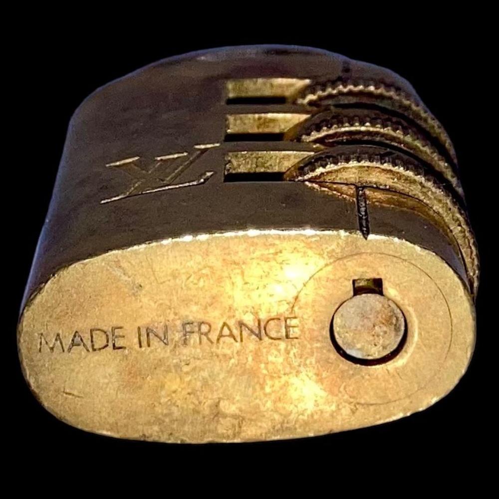 VUITTON-Extremely Rare Vintage Dial Padlock with Combination. - Picture 3 of 7
